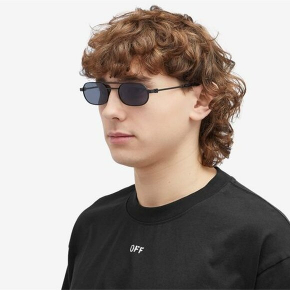 Off-White VAIDEN Women Sunglasses – Black Oval Frame | Model OERI123 1007 main image 4